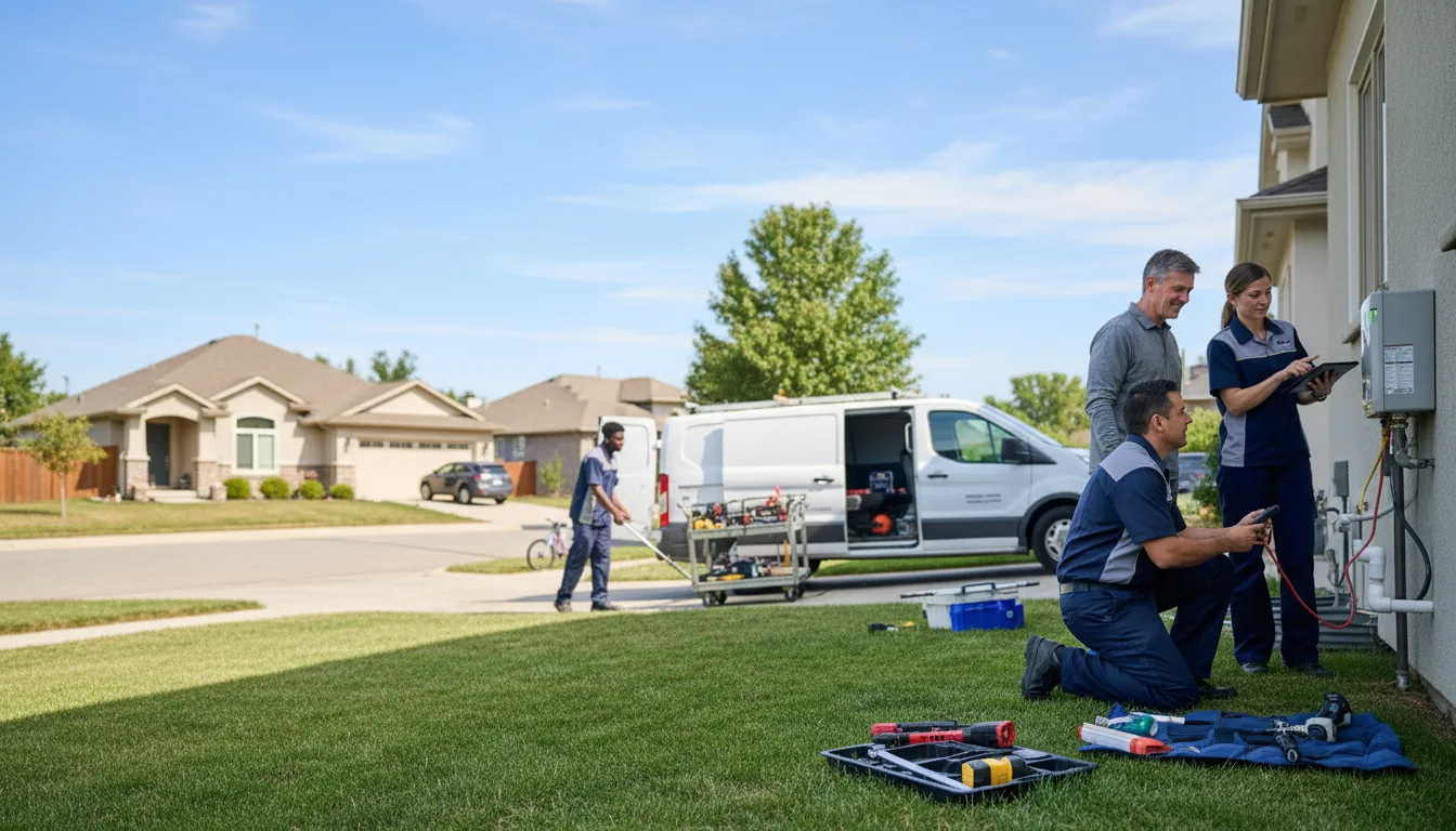 Tankless water heater service in Pleasant Plains, AR